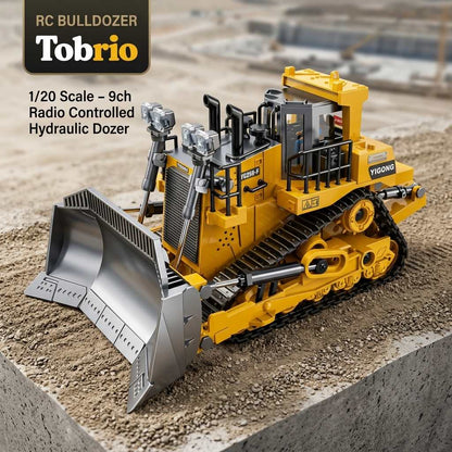RC Bulldozer 1/20 Scale – 9ch Radio Controlled Hydraulic Dozer