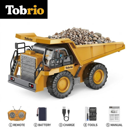 RC Dump Truck 1/20 Scale - 9Ch Radio Controlled Heavy Hauler